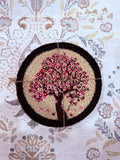 Handcrafted Blossom Jute Coaster Set by The Roots of Heritage