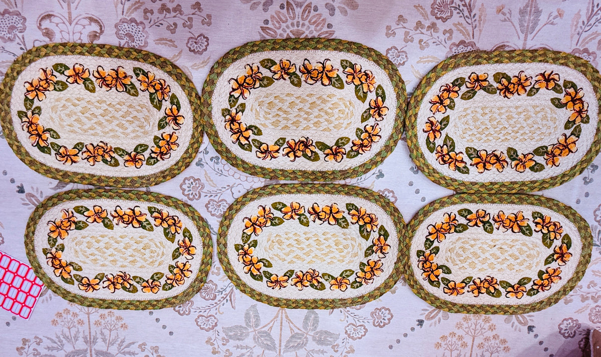 Handwoven Floral Jute Runner by The Roots of Heritage (5)