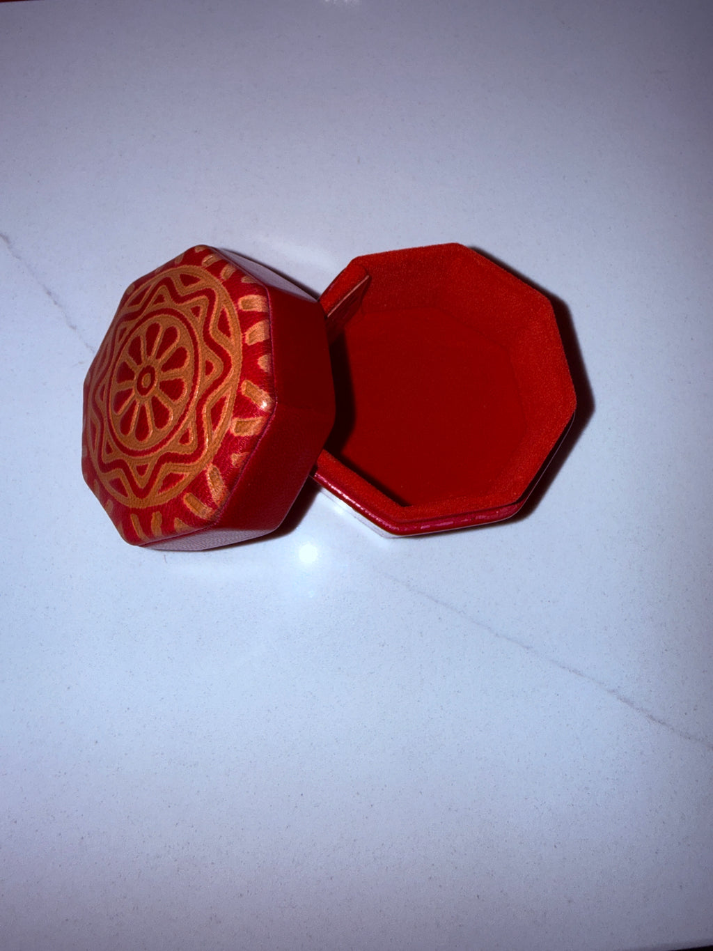 Heritage Red Jewelry Keepsake Box by The Roots of Heritage