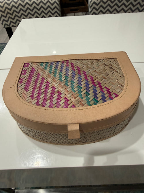 Artisan Jute Jewelry Keepsake Box by The Roots of Heritage