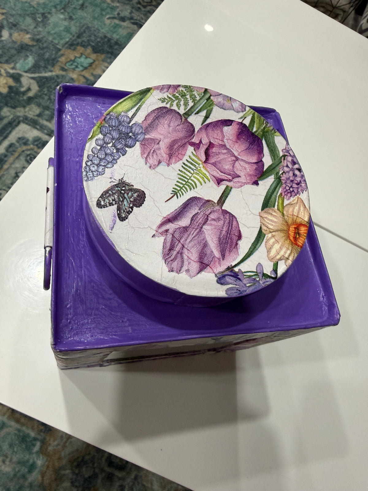 Botanical Purple Tea Box by The Roots of Heritage (3)