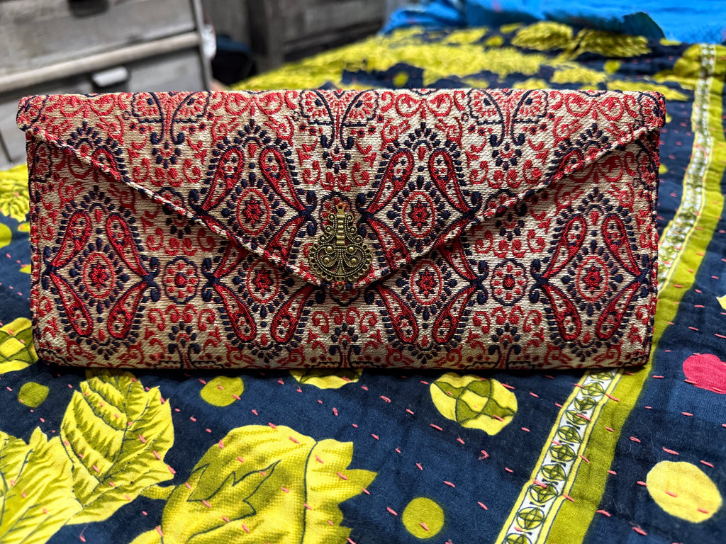 Heritage Brocade Evening Clutch by The Roots of Heritage