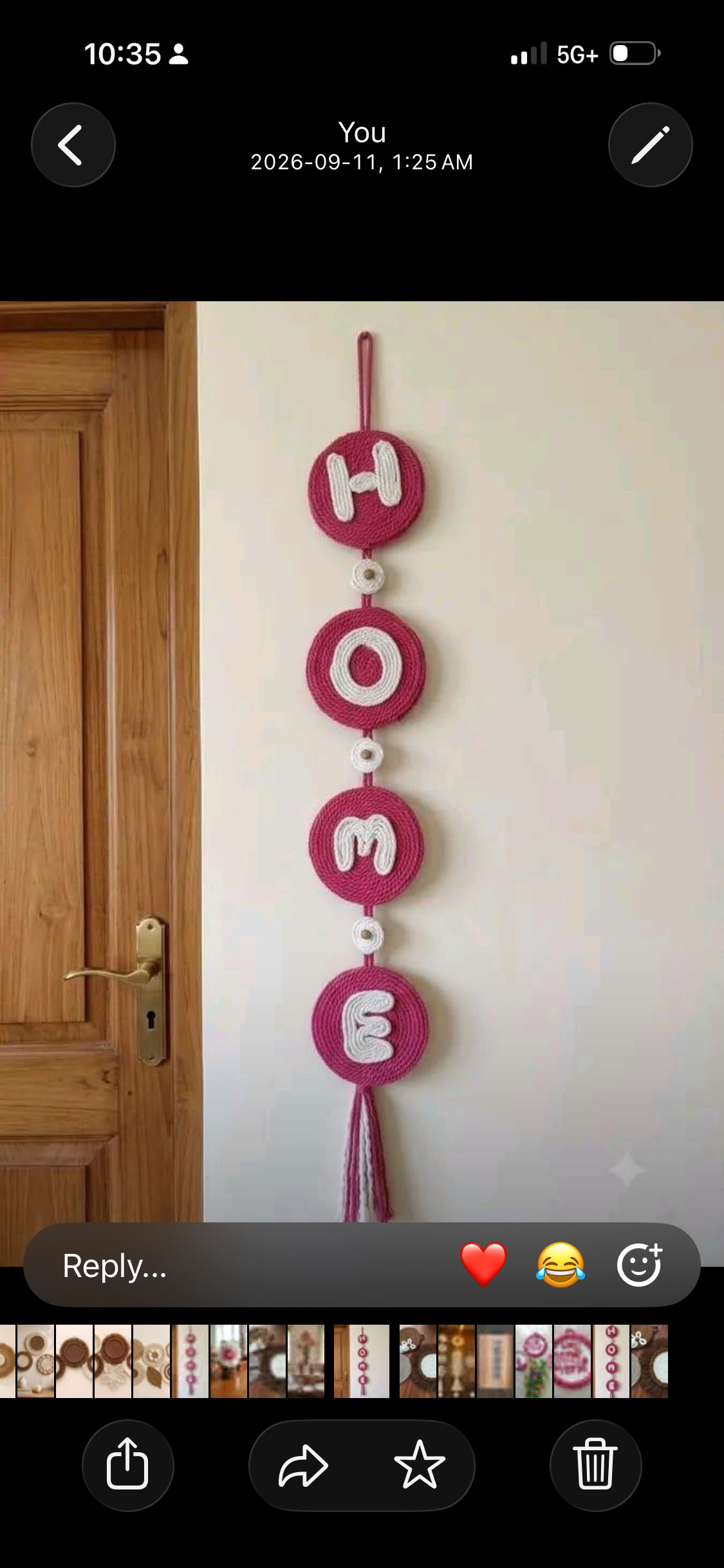 Handwoven Jute Welcome Wall Hanging by The Roots of Heritage