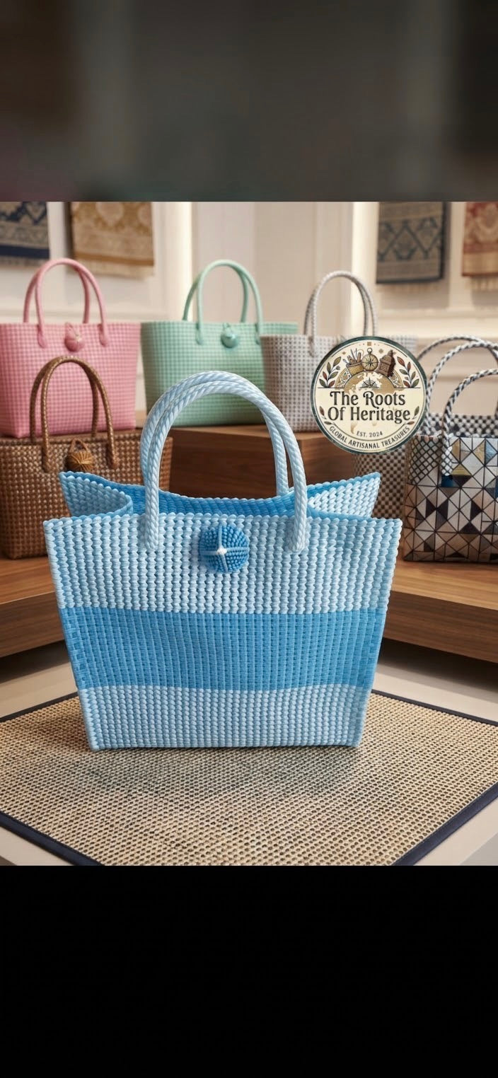 Skyloom Artisan Woven Tote by The Roots of Heritage