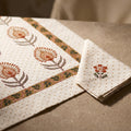 Handcrafted Floral Table Runner Set by The Roots of Heritage