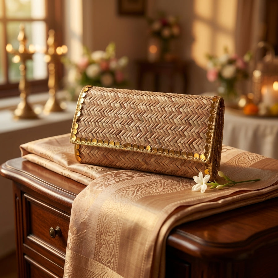 Jute Clutch