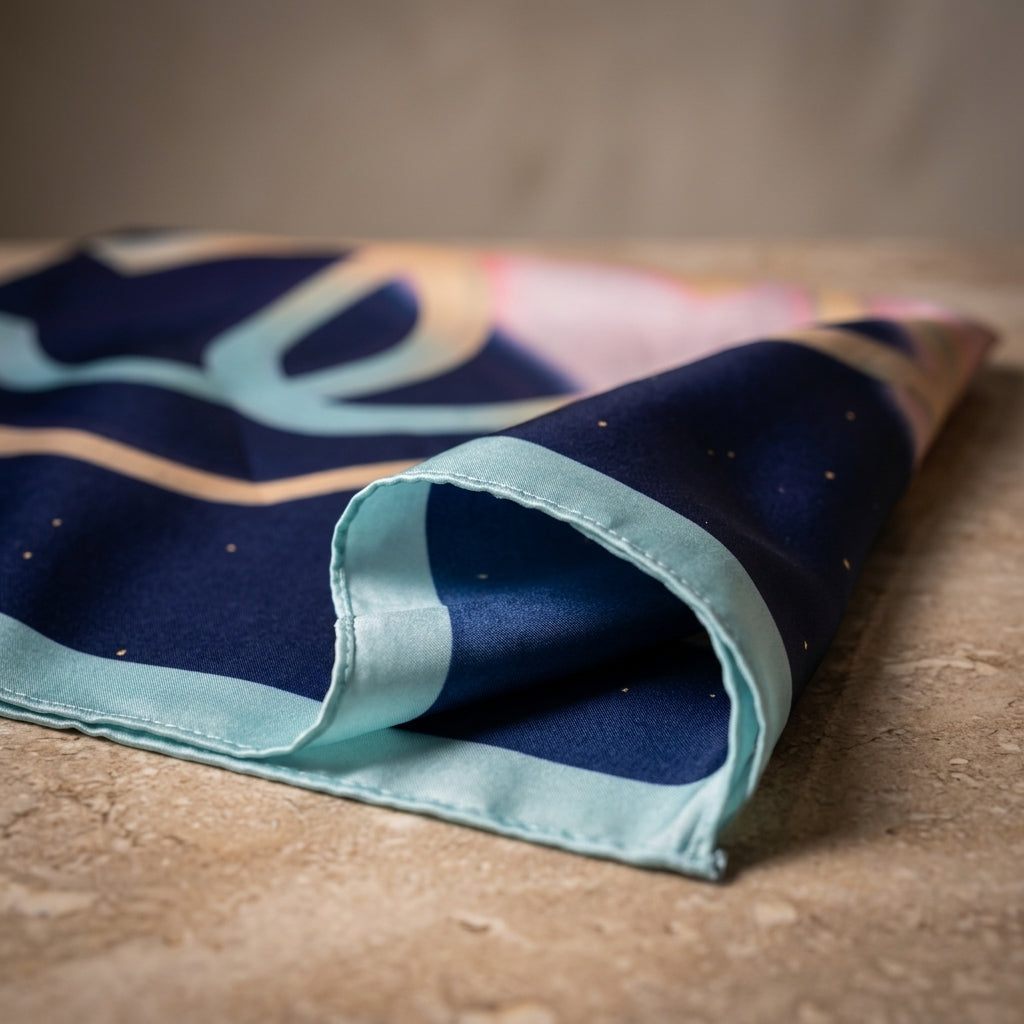 Celeste Orbit Silk Scarf by The Roots of Heritage (4)