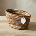 Handwoven Boho Jute Basket by The Roots of Heritage