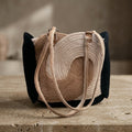 Artisan Jute Moon Tote by The Roots of Heritage