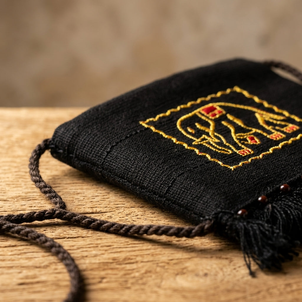 Heritage Elephant Quilted Sling Bag by The Roots of Heritage (4)