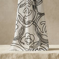 Monochrome Luxe Sheer Scarf by The Roots of Heritage
