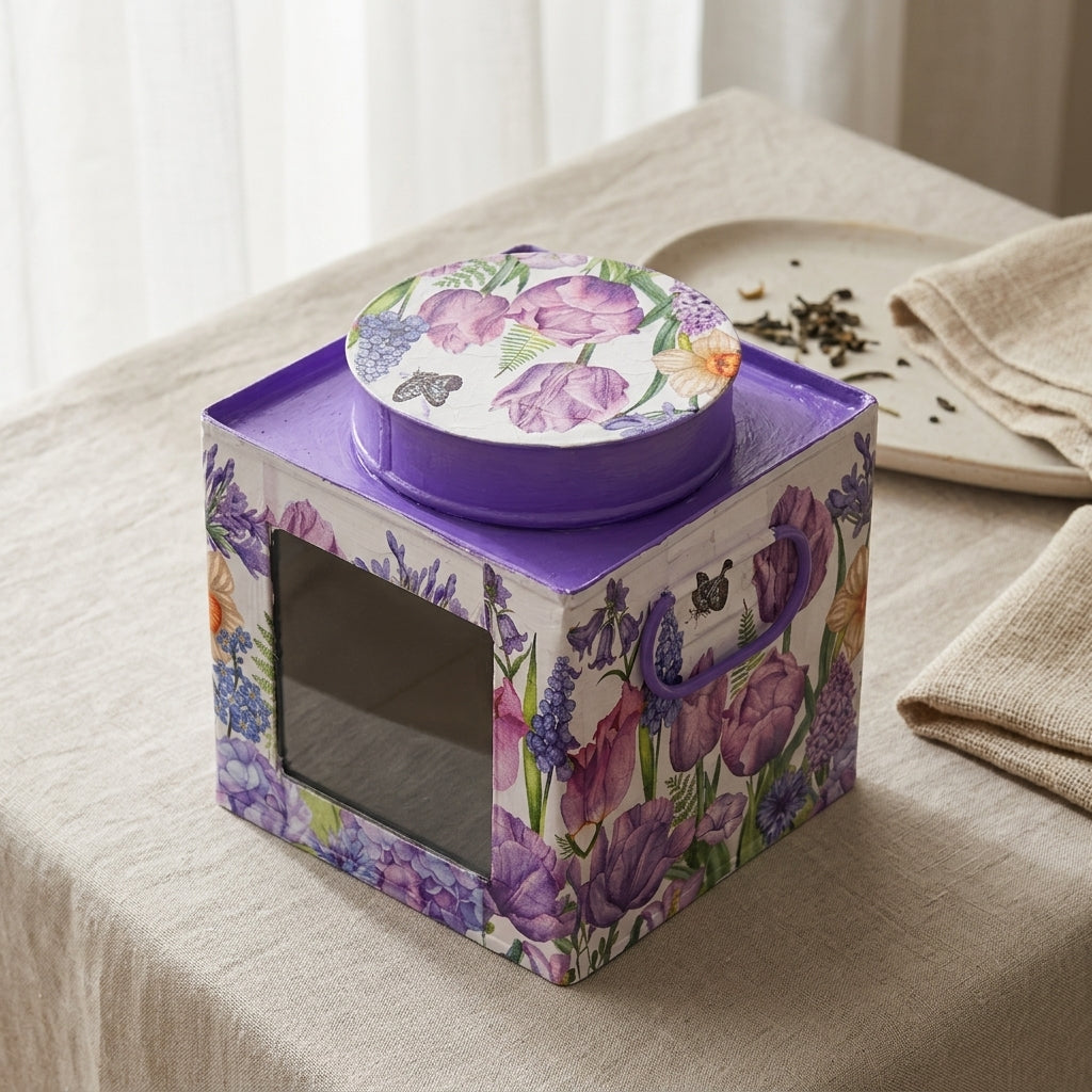 Botanical Purple Tea Box by The Roots of Heritage (5)