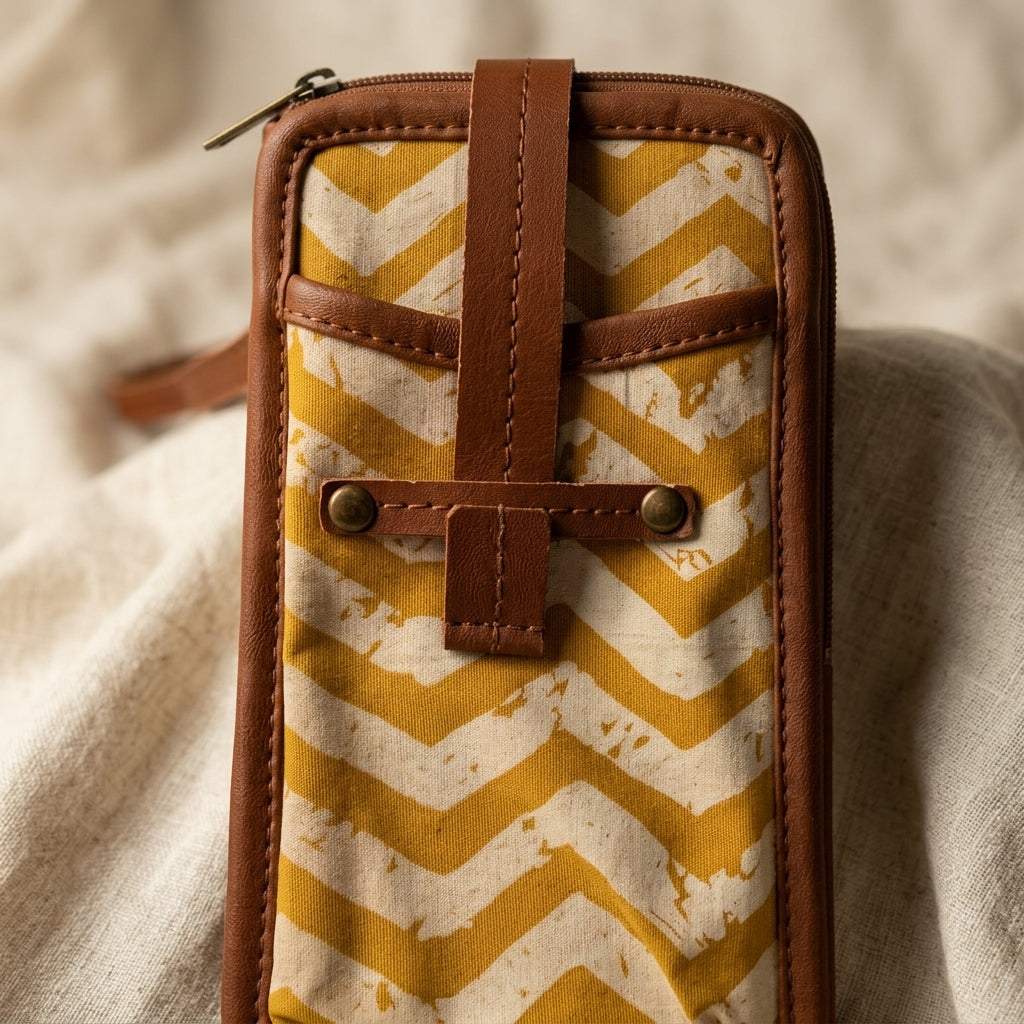 Handcrafted Chevron Phone Sling by The Roots of Heritage (2)