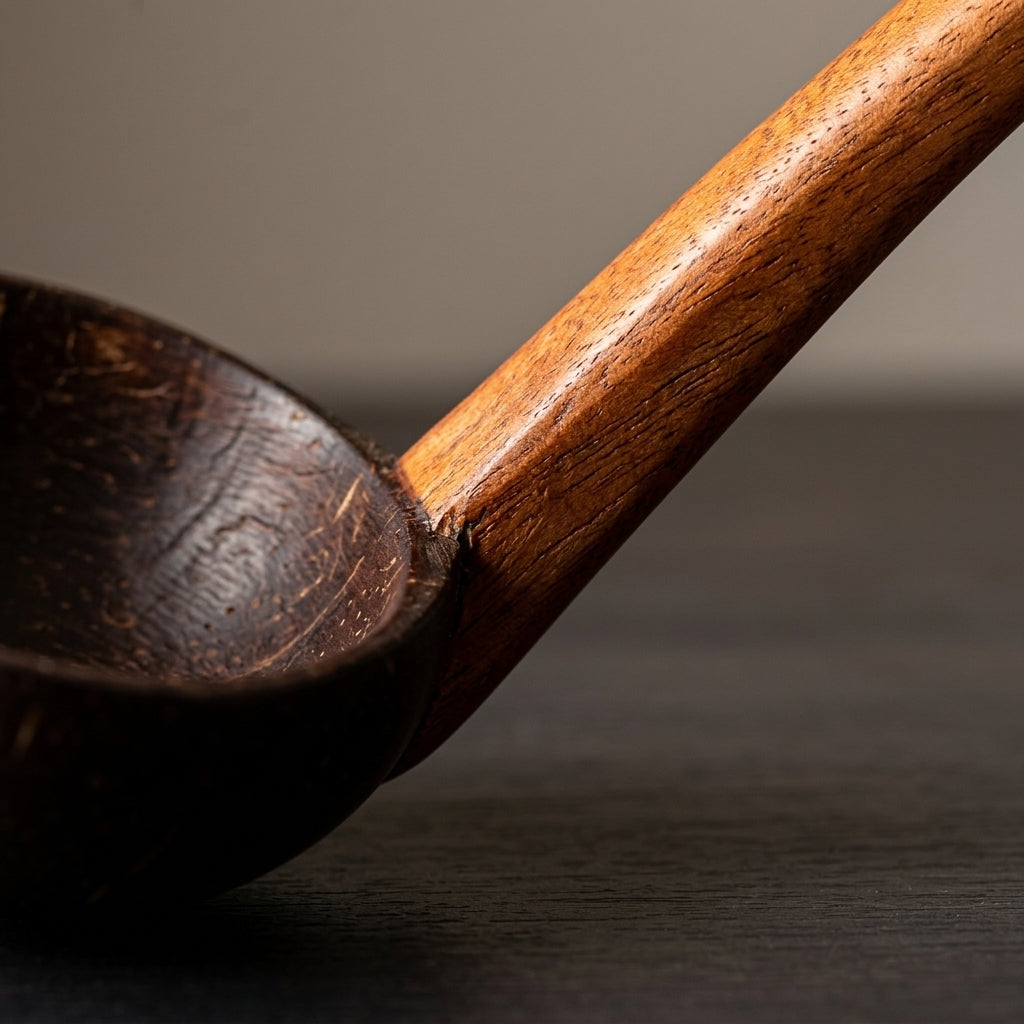Artisan Mango Wood Ladle by The Roots of Heritage (3)