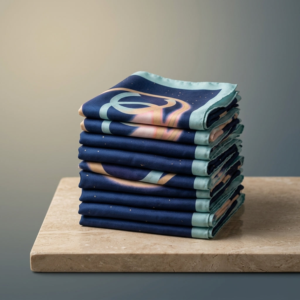 Celeste Orbit Silk Scarf by The Roots of Heritage