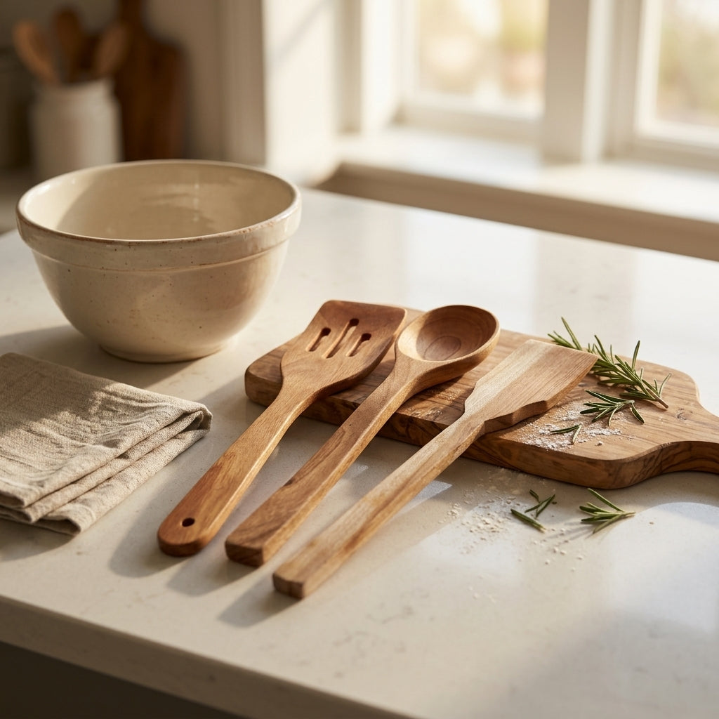 Artisan Wooden Kitchen Utensil Set by The Roots of Heritage (5)