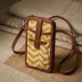 Handcrafted Chevron Phone Sling by The Roots of Heritage