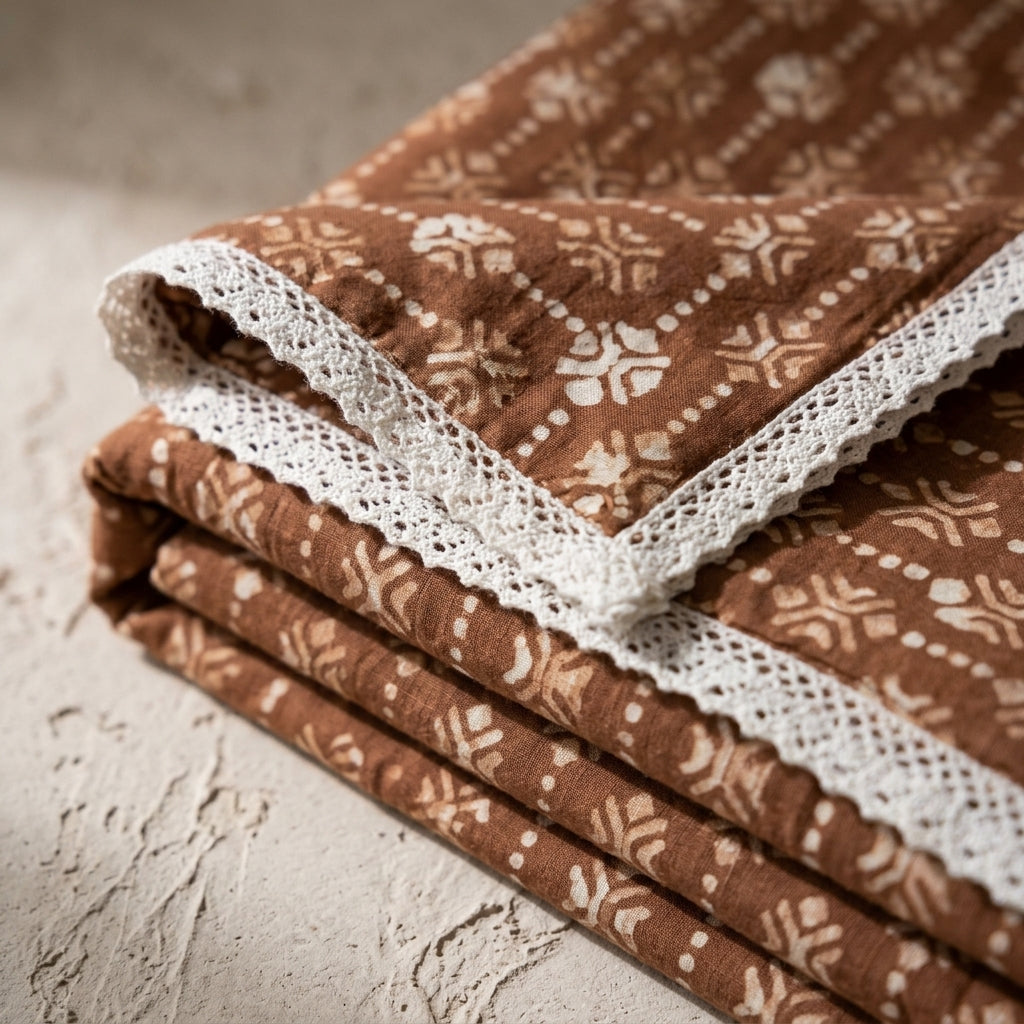 Heritage Block Print Bed Cover by The Roots of Heritage (4)
