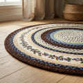 Handwoven Berry Bloom Jute Rug by The Roots of Heritage