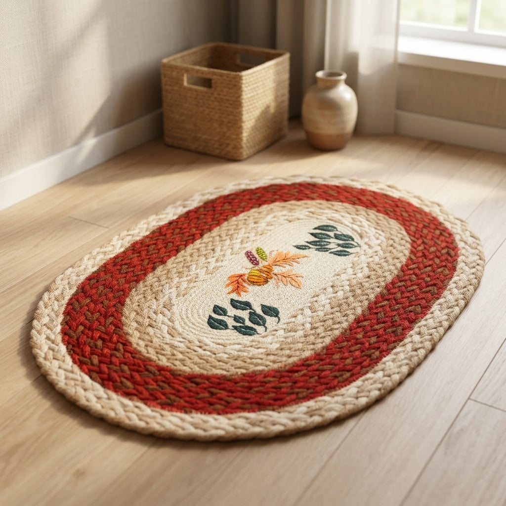 Heritage Jute Oval Accent Rug by The Roots of Heritage (3)