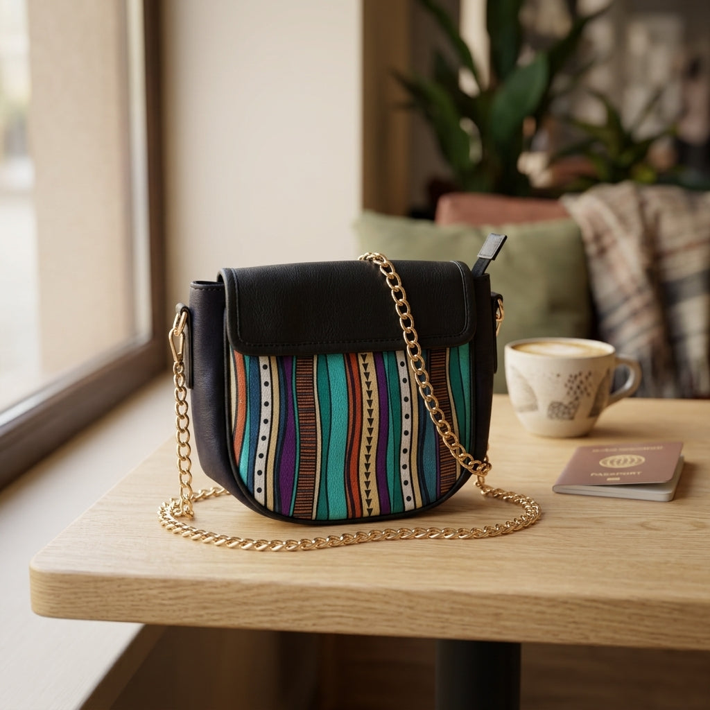 Heritage Stripe Handbag by The Roots of Heritage (3)