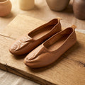 Handcrafted Leather Jutti Flats by The Roots of Heritage