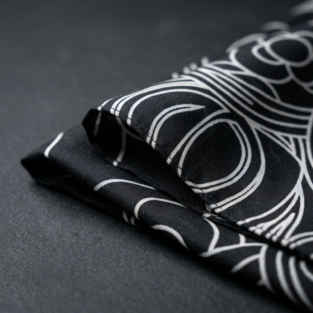 Luxe Monogram Print Scarf by The Roots of Heritage (4)