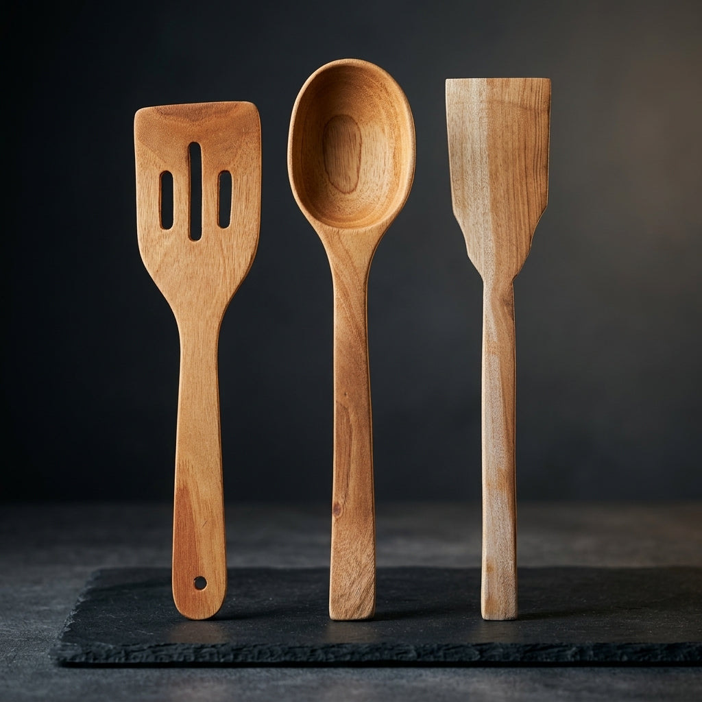 Handcrafted Wooden Kitchen Spatula Set by The Roots of Heritage (3)