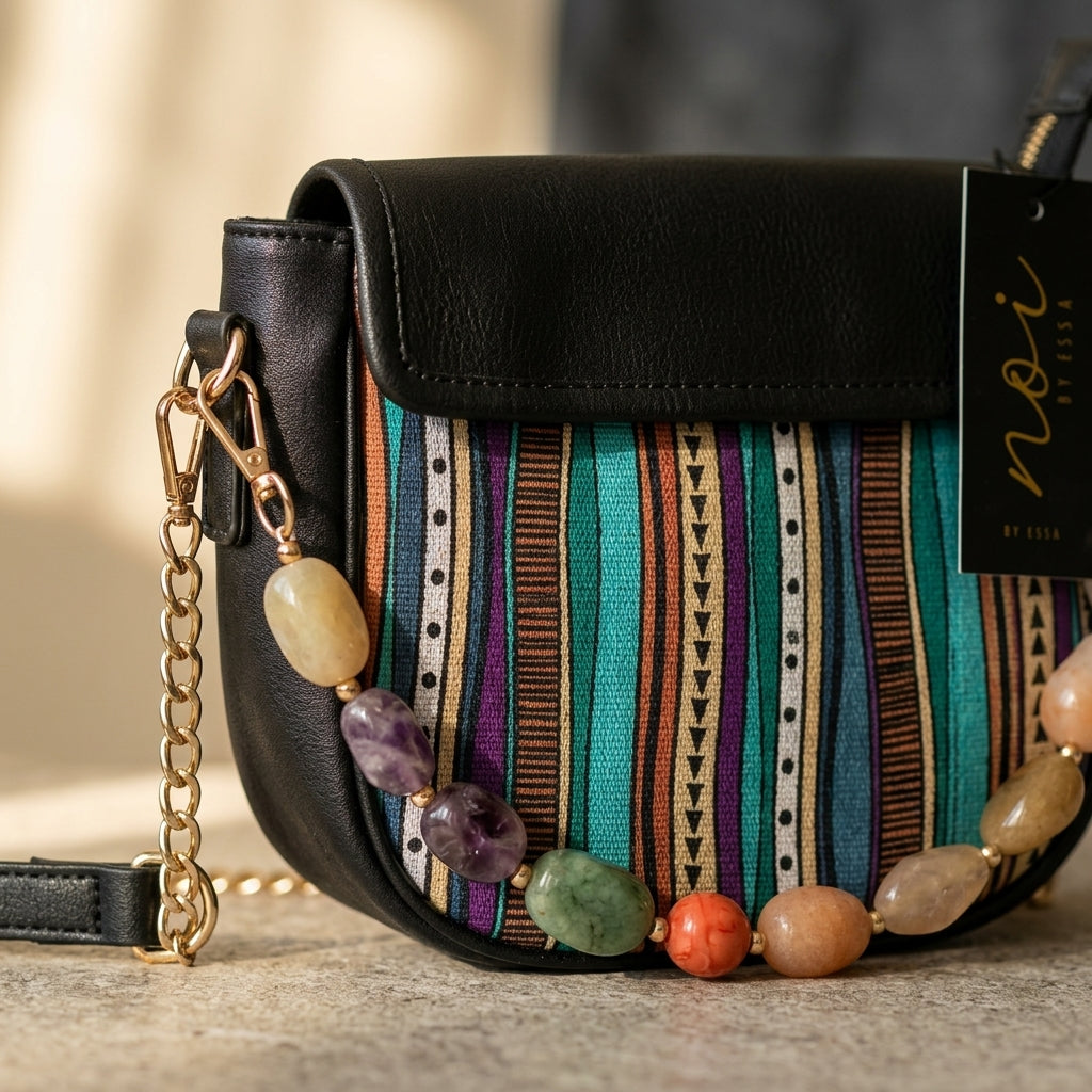 Heritage Stripe Handbag by The Roots of Heritage