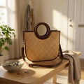 Handwoven Jute Tote by The Roots of Heritage