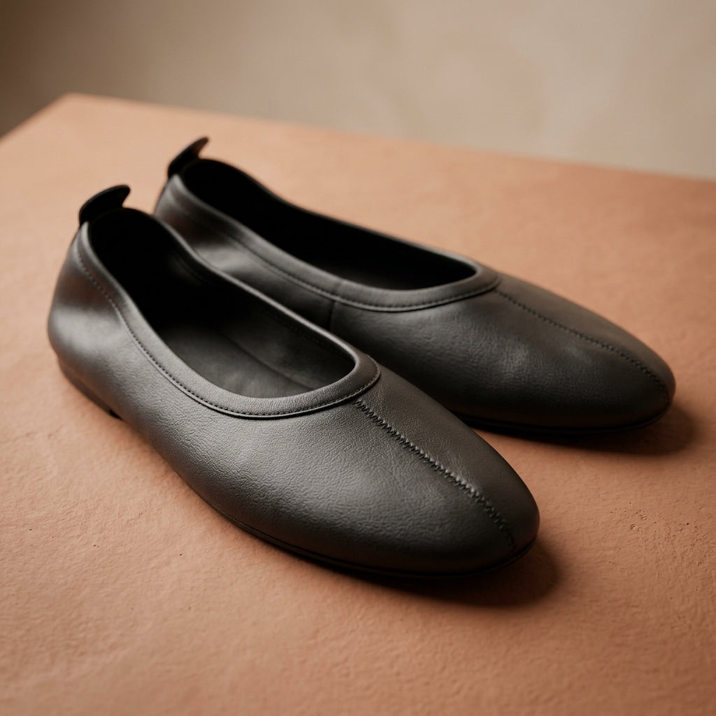 Artisan Leather-Style Jutti Flats by The Roots of Heritage (3)