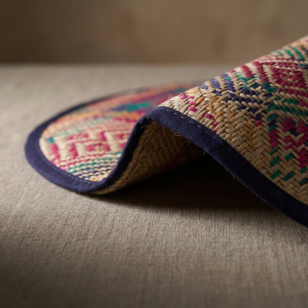Heritage Jute Round Placemat Set by The Roots of Heritage (3)