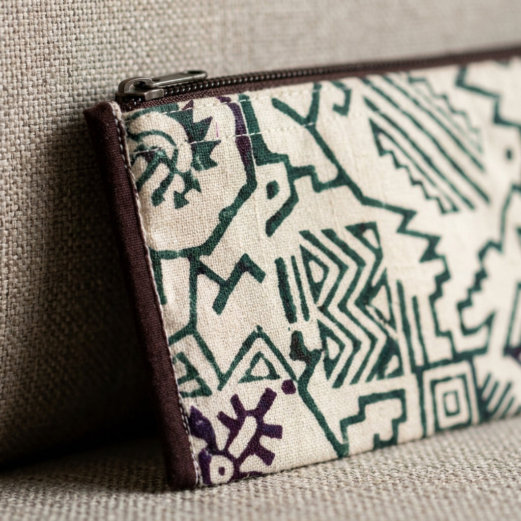 Handcrafted Jute Artisan Pouch by The Roots of Heritage (5)