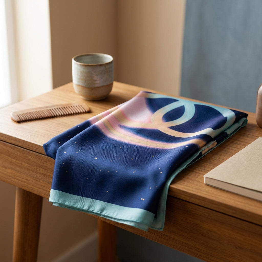 Celeste Orbit Silk Scarf by The Roots of Heritage (3)