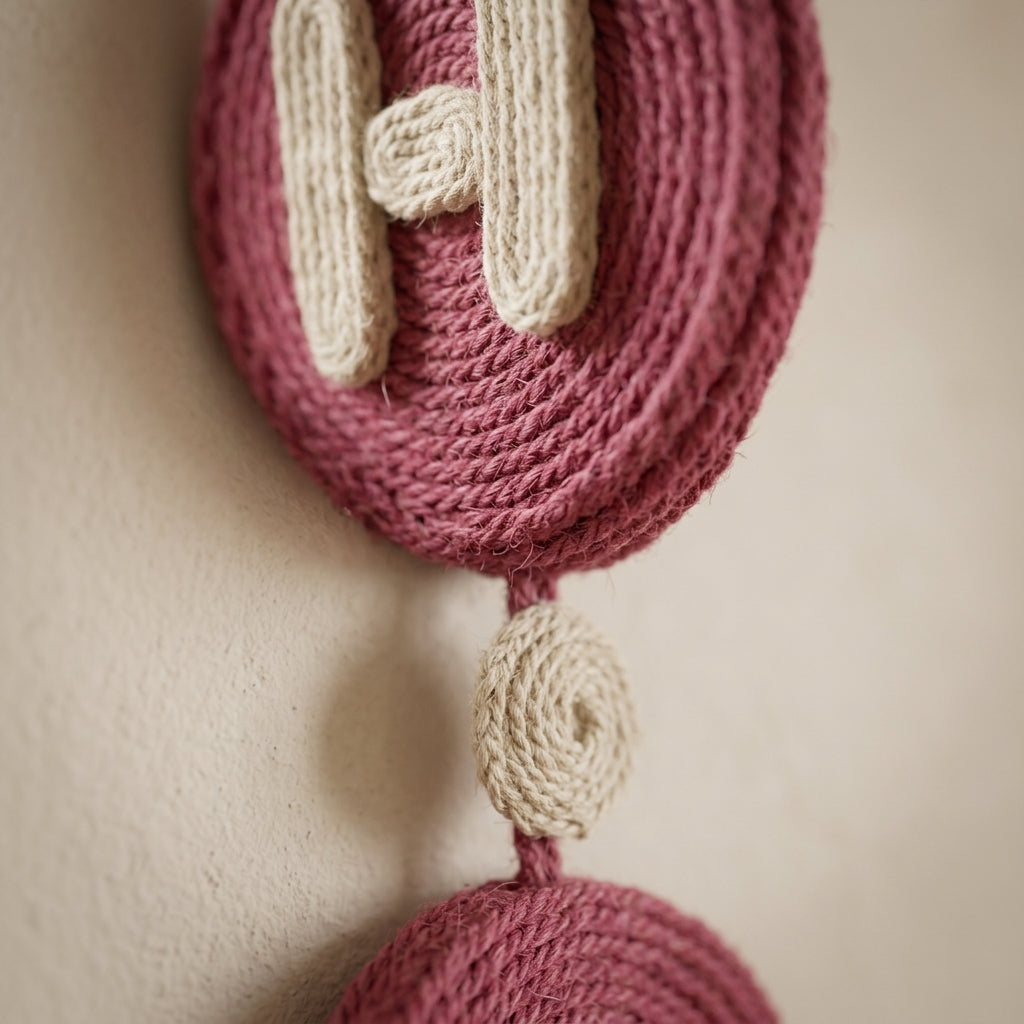 Handwoven Jute Welcome Wall Hanging by The Roots of Heritage (5)