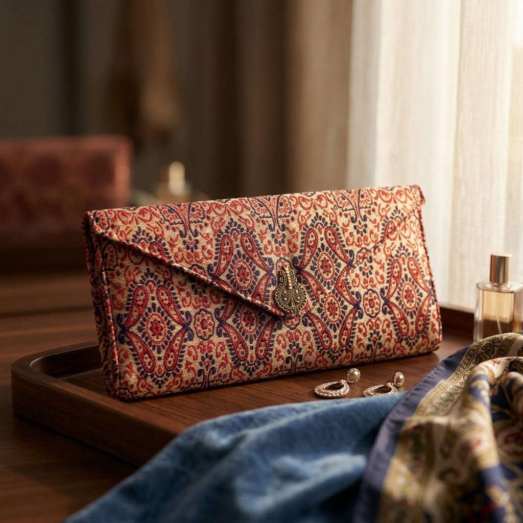 Heritage Brocade Evening Clutch by The Roots of Heritage (4)