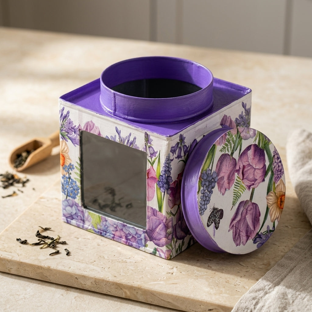 Botanical Purple Tea Box by The Roots of Heritage (4)