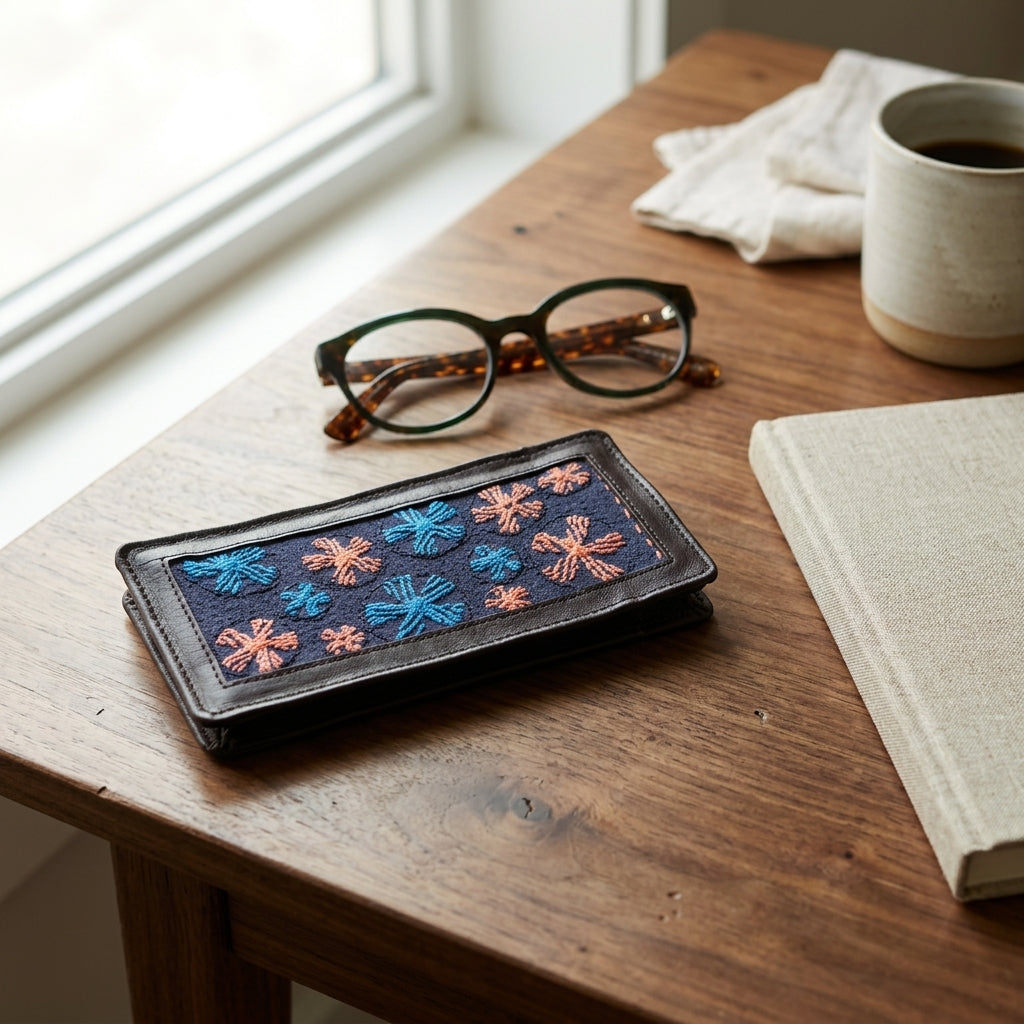 Handwoven Artisan Glasses Case by The Roots of Heritage (2)