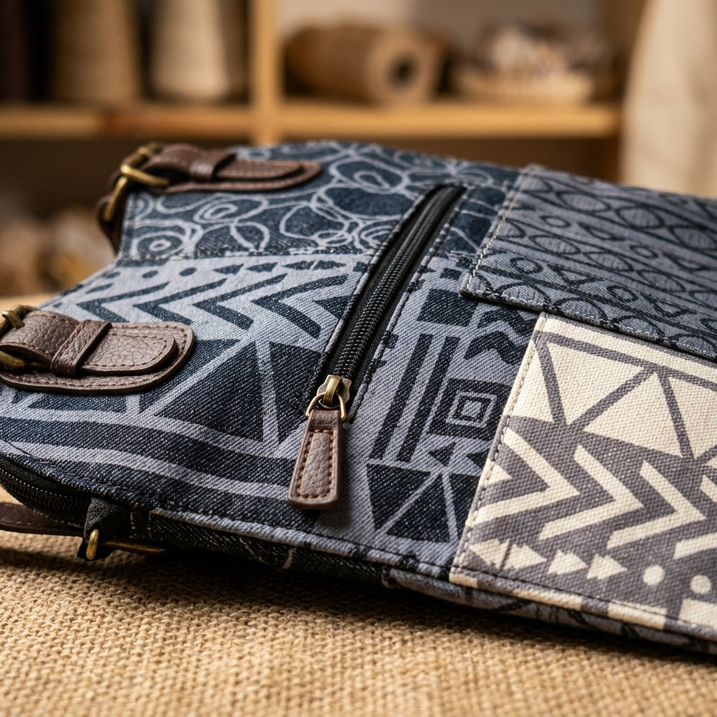 Noi Artisan Patchwork Crossbody Bag by The Roots of Heritage (3)