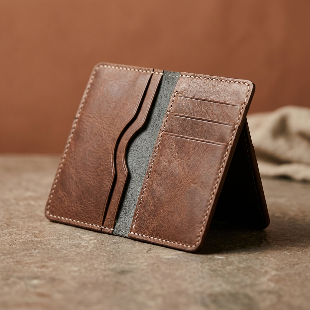Handcrafted Leather Card Holder by The Roots of Heritage (2)